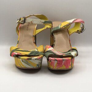 Nine West Floral Platform Sandal